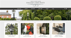 Desktop Screenshot of englishlampposts.co.uk